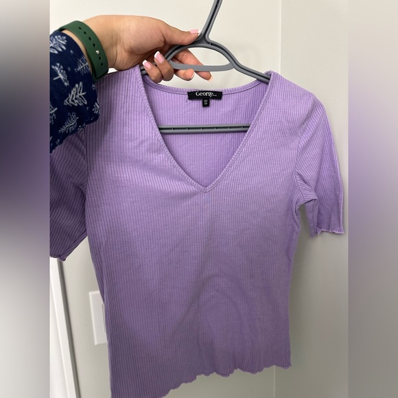 Purple basic tee - Picture 1 of 8